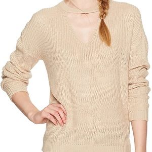 Showpo Neutral Trendy Choker Sweater